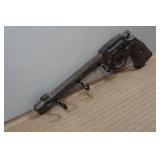 Vintage Style Cast Iron Wall Pistol Coat/Key Rack