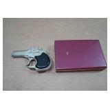 High Standard .22 Mag Double Barrel Derringer with Case - Nickel Finish