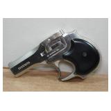 High Standard .22 Mag Double Barrel Derringer with Case - Nickel Finish