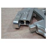 High Standard .22 Mag Double Barrel Derringer with Case - Nickel Finish