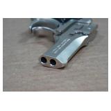 High Standard .22 Mag Double Barrel Derringer with Case - Nickel Finish