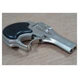 High Standard .22 Mag Double Barrel Derringer with Case - Nickel Finish