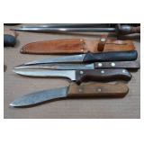 Assorted Knives and Sharpeners