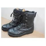 Leather Military Boots - Size 8