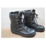 Leather Military Boots - Size 8