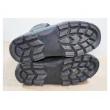 Leather Military Boots - Size 8