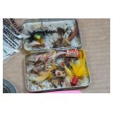 Assorted Tackle - Flies, Spoons, Lures