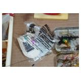 Assorted Tackle - Flies, Spoons, Lures