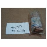 39 .416 Rigby 400 Gr SP Bullets