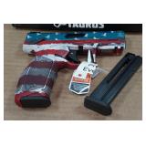 Unfired Taurus TX22 .22 LR Semi-Auto Pistol - Red/White/Blue Ducks Unlimited Edition