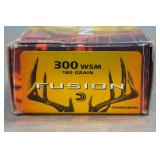 17 Federal Fusion .300 WSM 180 Gr SP Ammo