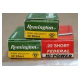 Assorted .22 Short Ammo