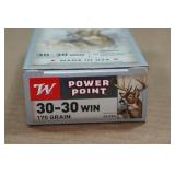 20 Winchester Power Point .30-30 Win 170 Gr SP Ammo