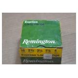 25 Remington Express 16 Gauge 2-3/4" 4 Shot Shotshells