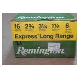 21 Remington Express 16 Gauge 2-3/4" 6 Shot Shotshells