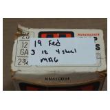 19 Federal 12 Gauge 3" Magnum Steel 4 Shot Shotshells