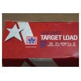 25 Stars and Stripes 12 Gauge 2-3/4"Lead 8 Shot Shotshells
