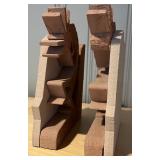 SR - Pair of Southwestern Style Sandstone Kokopelli Bookends