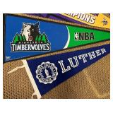 LL- Collection of Sports Team Pennants