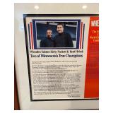 LL- 1991 Minnesota Twins World Champions Memorabilia Collection with Framed Cereal Boxes and Homer Hanky