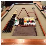 LL - Brunswick 3-in-1 Pool Table with Ping Pong Top and Dining Cover