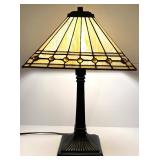 LL -Stained Glass Mission Style Table Lamp