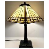 LL -Stained Glass Mission Style Table Lamp