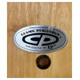 LL - Cosmic Percussion Hand-Carved Conga Drum Pair with Stand