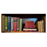 LL - Vintage and Antique Hardcover Book Collection Including Churchill, History, and Classics
