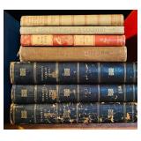 LL - Vintage and Antique Hardcover Book Collection Including Churchill, History, and Classics