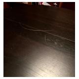 LL - IKEA Bjursta Extendable Round Black Dining Table