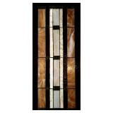 LL - Framed Rectangular Stained Glass Panel