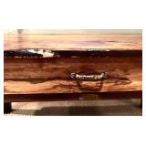 LL - Vintage Fond du Lac Table Mfg Co Wooden Table with Drawer