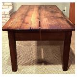 LL - Vintage Fond du Lac Table Mfg Co Wooden Table with Drawer