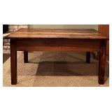 LL - Vintage Fond du Lac Table Mfg Co Wooden Table with Drawer