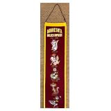 LL - Set of 4 Sports Franchise Heritage Wall Banners Minnesota Vikings Twins Maple Leafs Gophers
