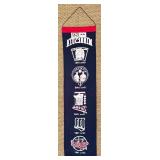 LL - Set of 4 Sports Franchise Heritage Wall Banners Minnesota Vikings Twins Maple Leafs Gophers