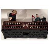 LL - Vintage Cast Iron Birdie Putt Mechanical Bank Hand Painted