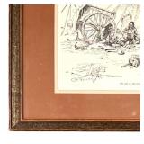 LL - Framed G. Russell Print The Last of the Buffalo Wall Art Print