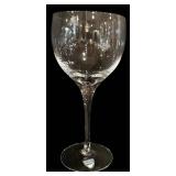 LL - Set of 9 Orrefors Sweden Crystal Wine Glasses