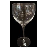 LL - Set of 9 Orrefors Sweden Crystal Wine Glasses