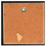 LL - Vintage Berggren Designed Enamel Teapot and Decorative Tile Set