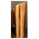 LL - Set of Copper Finish Entertaining Pieces - Platter, Punch Bowl, Pitcher, Water Can, Candle Holders