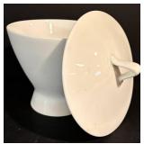 LL - Rosenthal Germany White Porcelain Tableware Lot - Appetizer Plates, Saucers, Bowl, Sugar Dish