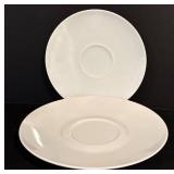 LL - Rosenthal Germany White Porcelain Tableware Lot - Appetizer Plates, Saucers, Bowl, Sugar Dish