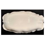 LL - Ceramic Kitchenware Set with Leaf Platter, Lidded Tureen, and Yellow Mugs