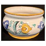 LL - Ceramic Kitchenware Set with Leaf Platter, Lidded Tureen, and Yellow Mugs