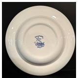 LL - Vintage Denmark Blue and White Dinnerware Set Plates, Bowls, Saucers, Mugs