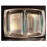 LL - Vintage Collection of Silver Plated Serving Trays and Bowls