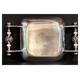 LL - Vintage Collection of Silver Plated Serving Trays and Bowls